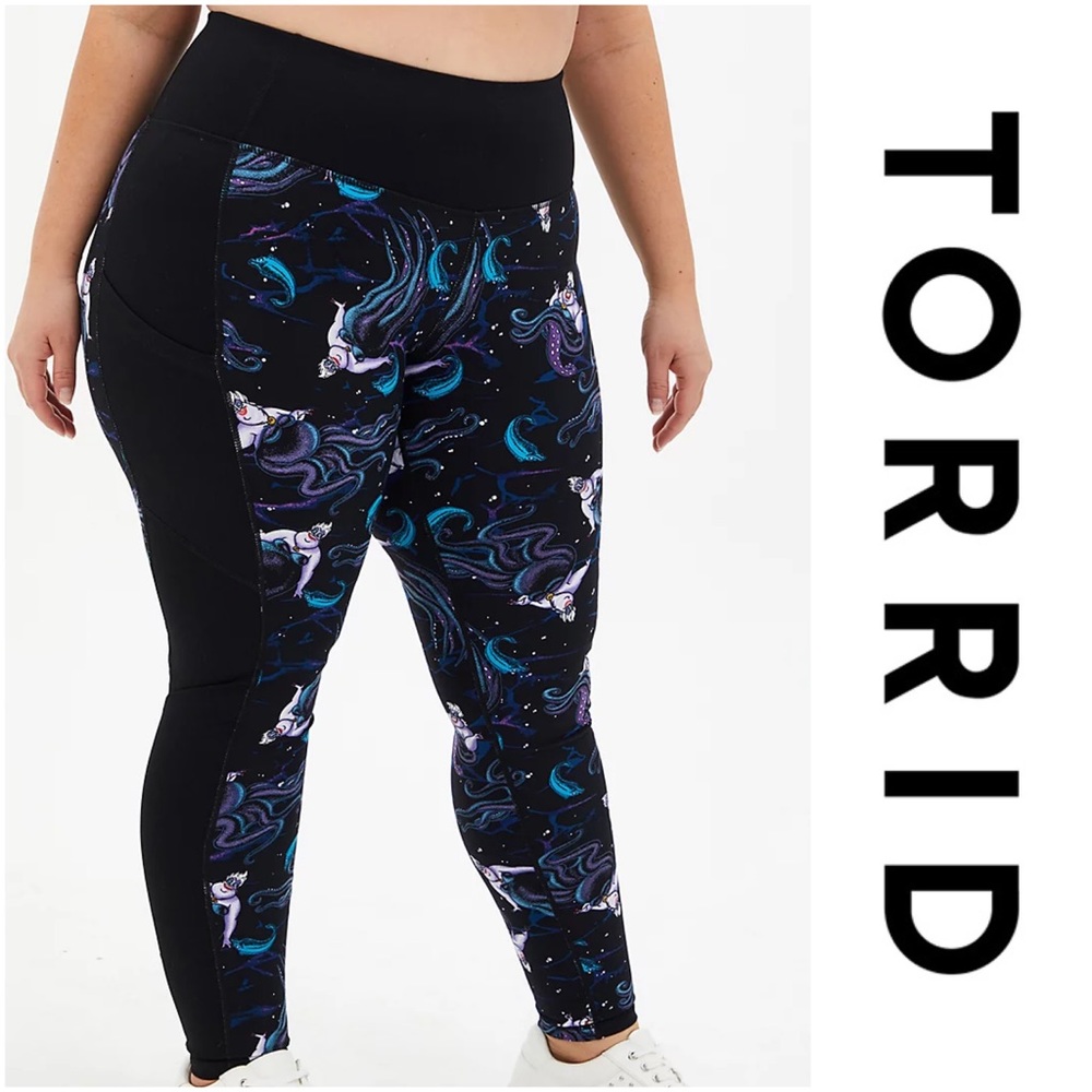 DISNEY THE LITTLE MERMAID URSULA ACTIVE LEGGING